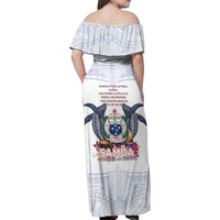 Samoa Independence Day Family Matching Off Shoulder Maxi Dress and Hawaiian Shirt Samoa United For A New Beginning LT05 - Polynesian Pride