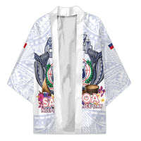 Samoa Independence Day Kimono Samoa United For A New Beginning LT05 Unisex White - Polynesian Pride