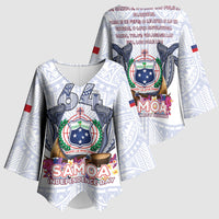 Samoa Independence Day Kimono Sleeve Blouse Samoa United For A New Beginning LT05 - Polynesian Pride
