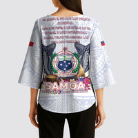 Samoa Independence Day Kimono Sleeve Blouse Samoa United For A New Beginning LT05 - Polynesian Pride