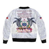 Samoa Independence Day Sleeve Zip Bomber Jacket Samoa United For A New Beginning LT05 - Polynesian Pride