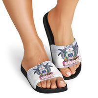 Samoa Independence Day Slide Sandals Samoa United For A New Beginning LT05 - Polynesian Pride