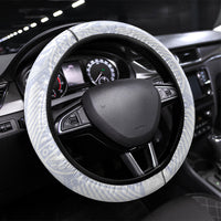 Samoa Independence Day Steering Wheel Cover Samoa United For A New Beginning LT05 Universal Fit White - Polynesian Pride