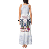 Samoa Independence Day Tank Maxi Dress Samoa United For A New Beginning LT05 - Polynesian Pride