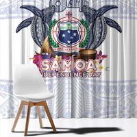 Samoa Independence Day Window Curtain Samoa United For A New Beginning LT05 - Polynesian Pride