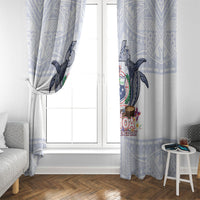 Samoa Independence Day Window Curtain Samoa United For A New Beginning LT05 - Polynesian Pride