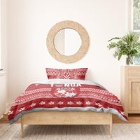 Tonga King Tupou VI Day Bedding Set Traditional Tongan Kupesi Pattern LT05 - Polynesian Pride