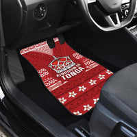 Tonga King Tupou VI Day Car Mats Traditional Tongan Kupesi Pattern LT05 - Polynesian Pride