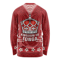 Tonga King Tupou VI Day Long Sleeve Shirt Traditional Tongan Kupesi Pattern