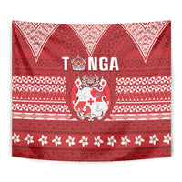 Tonga King Tupou VI Day Tapestry Traditional Tongan Kupesi Pattern