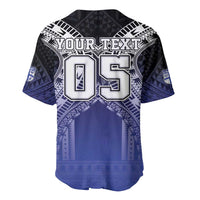 Custom Fiji Drua Baseball Jersey Fijian Tapa Pattern