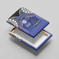 Fiji Drua Canvas Wall Art Fijian Tapa Pattern