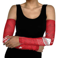 Samoa FAST Arm Sleeves Forever Proud Samoan Tribal Pattern - Polynesian Pride