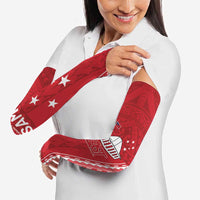 Samoa FAST Arm Sleeves Forever Proud Samoan Tribal Pattern - Polynesian Pride