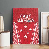 Samoa FAST Canvas Wall Art Forever Proud Samoan Tribal Pattern LT05 - Polynesian Pride