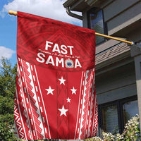 Samoa FAST Garden Flag Forever Proud Samoan Tribal Pattern - Polynesian Pride