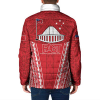 Samoa FAST Padded Jacket Forever Proud Samoan Tribal Pattern LT05 - Polynesian Pride