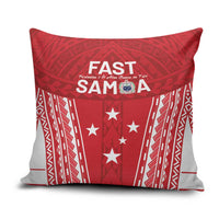 Samoa FAST Pillow Cover Forever Proud Samoan Tribal Pattern - Polynesian Pride