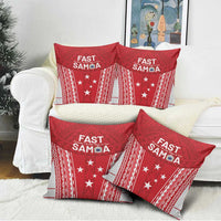 Samoa FAST Pillow Cover Forever Proud Samoan Tribal Pattern - Polynesian Pride