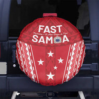 Samoa FAST Spare Tire Cover Forever Proud Samoan Tribal Pattern - Polynesian Pride