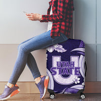 Utah State Polynesian Heritage Luggage Cover Floral Tribal Pattern Tropical Flowers LT05 - Polynesian Pride