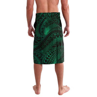 Hawaii Makahiki Season Lavalava Floral Tribal Tattoo Green Galaxy LT05 - Polynesian Pride