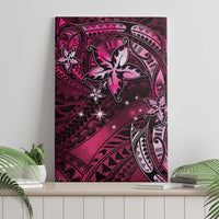 Hawaii Makahiki Season Canvas Wall Art Floral Tribal Tattoo Pink Galaxy LT05 - Polynesian Pride