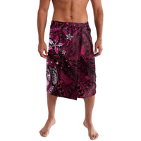 Hawaii Makahiki Season Lavalava Floral Tribal Tattoo Pink Galaxy LT05 Pink - Polynesian Pride