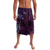 Hawaii Makahiki Season Lavalava Floral Tribal Tattoo Purple Galaxy LT05 Purple - Polynesian Pride