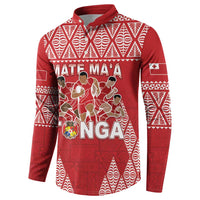 Custom Tonga Rugby Button Sweatshirt Tonga Mate Ma'a Take The Lead LT05 - Polynesian Pride