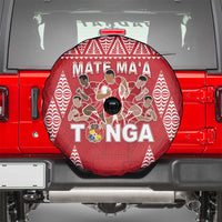 Tonga Rugby Spare Tire Cover Tonga Mate Ma'a Take The Lead LT05 - Polynesian Pride