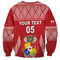 Custom Tonga Rugby Sweatshirt Tonga Mate Ma'a Take The Lead LT05 - Polynesian Pride