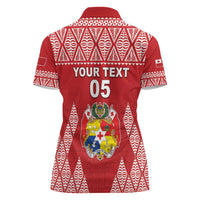 Custom Tonga Rugby Women Polo Shirt Tonga Mate Ma'a Take The Lead