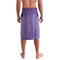 Hawaii Honu Lavalava Tropical Flowers Purple Gradient