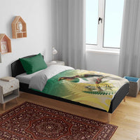 New Zealand Pigeon Kereru Bedding Set Maori Fern Art Green Gradient LT05 - Polynesian Pride