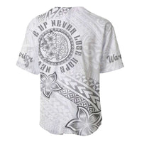 Brain Cancer Warrior Baseball Jersey Never Give Up