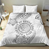 Brain Cancer Warrior Bedding Set Never Give Up