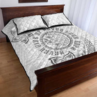 Brain Cancer Warrior Quilt Bed Set Never Give Up LT05 - Polynesian Pride