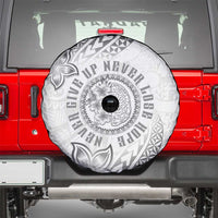 Brain Cancer Warrior Spare Tire Cover Never Give Up