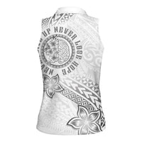 Brain Cancer Warrior Women Sleeveless Polo Shirt Never Give Up LT05 - Polynesian Pride