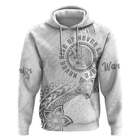 Brain Cancer Warrior Zip Hoodie Never Give Up