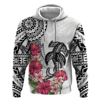 White Polynesian Hammerhead Shark Tribal Pattern Hoodie LT05 Pullover Hoodie White - Polynesian Pride