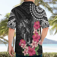 Black Polynesian Hammerhead Shark Tribal Pattern Hawaiian Shirt LT05 - Polynesian Pride