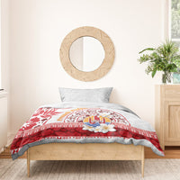 French Polynesia Internal Autonomy Day Bedding Set Tropical Hibiscus And Turtle Pattern LT05 - Polynesian Pride