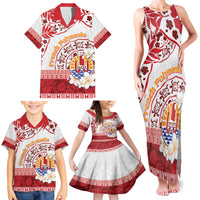French Polynesia Internal Autonomy Day Family Matching Tank Maxi Dress and Hawaiian Shirt Tropical Hibiscus And Turtle Pattern LT05 - Polynesian Pride