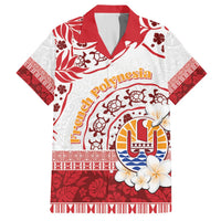 French Polynesia Internal Autonomy Day Hawaiian Shirt Tropical Hibiscus And Turtle Pattern LT05 Red - Polynesian Pride