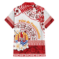 French Polynesia Internal Autonomy Day Hawaiian Shirt Tropical Hibiscus And Turtle Pattern LT05 - Polynesian Pride