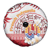 French Polynesia Internal Autonomy Day Spare Tire Cover Tropical Hibiscus And Turtle Pattern LT05 - Polynesian Pride