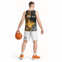 Personalised Papua New Guinea Basketball Jersey Happy Independence Day LT05 - Polynesian Pride