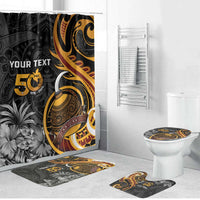 Papua New Guinea Bathroom Set Happy 50th Independence Anniversary - Polynesian Pride